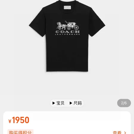 コーチ Tシャツ