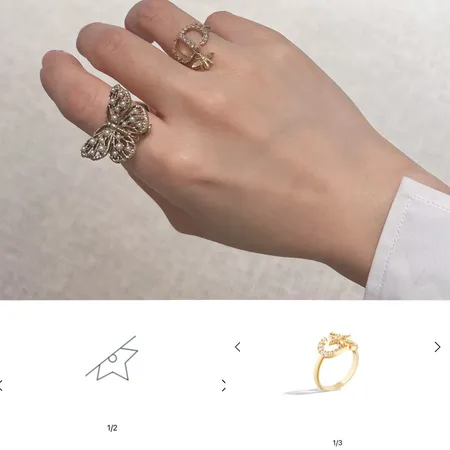 ディオール 指輪