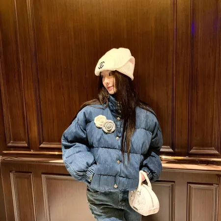 ジェニー風シャネルデニムダウン