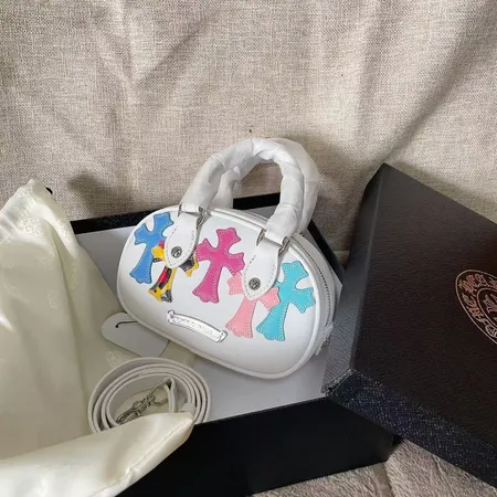 CHROME HEARTS クロス ボウリング ボストンバッグ スーパー コピー