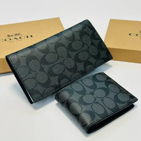 COACH ビジネス 二つ折り長財布 セット スーパー コピー