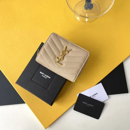 SAINT LAURENT コンパクト ジップ ウォレット スーパー コピー