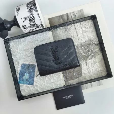 SAINT LAURENT コンパクト ジップ ウォレット スーパー コピー