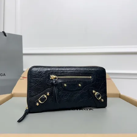 BALENCIAGA ジップ バイカーウォレット スーパー コピー