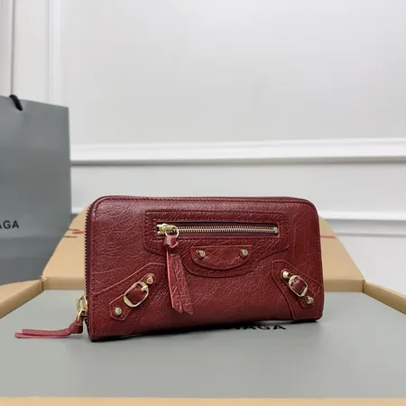 BALENCIAGA ジップ バイカーウォレット スーパー コピー