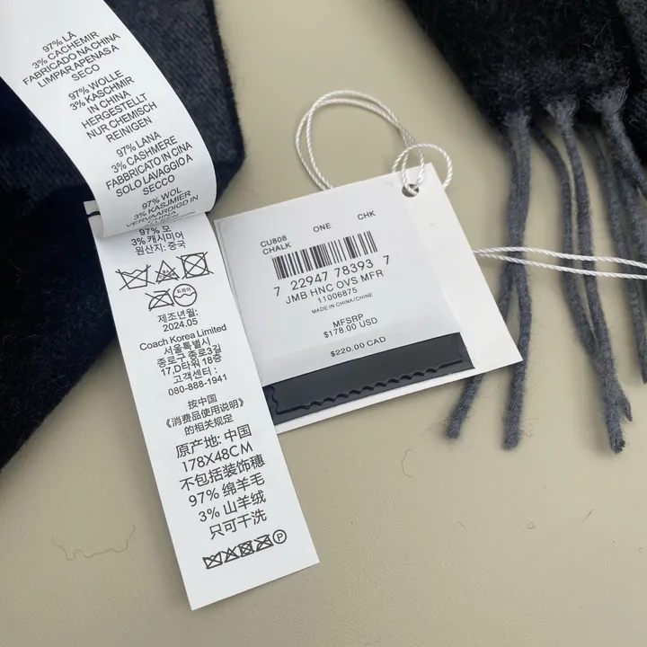 スーパーコピー コーチ マフラー