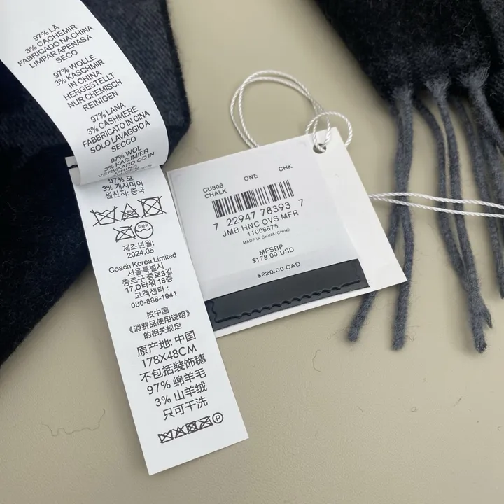 スーパーコピー コーチ マフラー