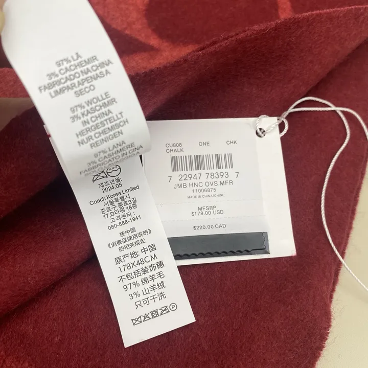 スーパーコピー コーチ マフラー